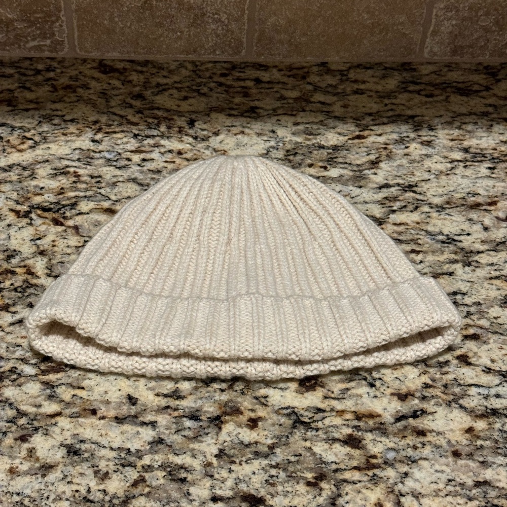 Outerknown Cream Knit Beanie